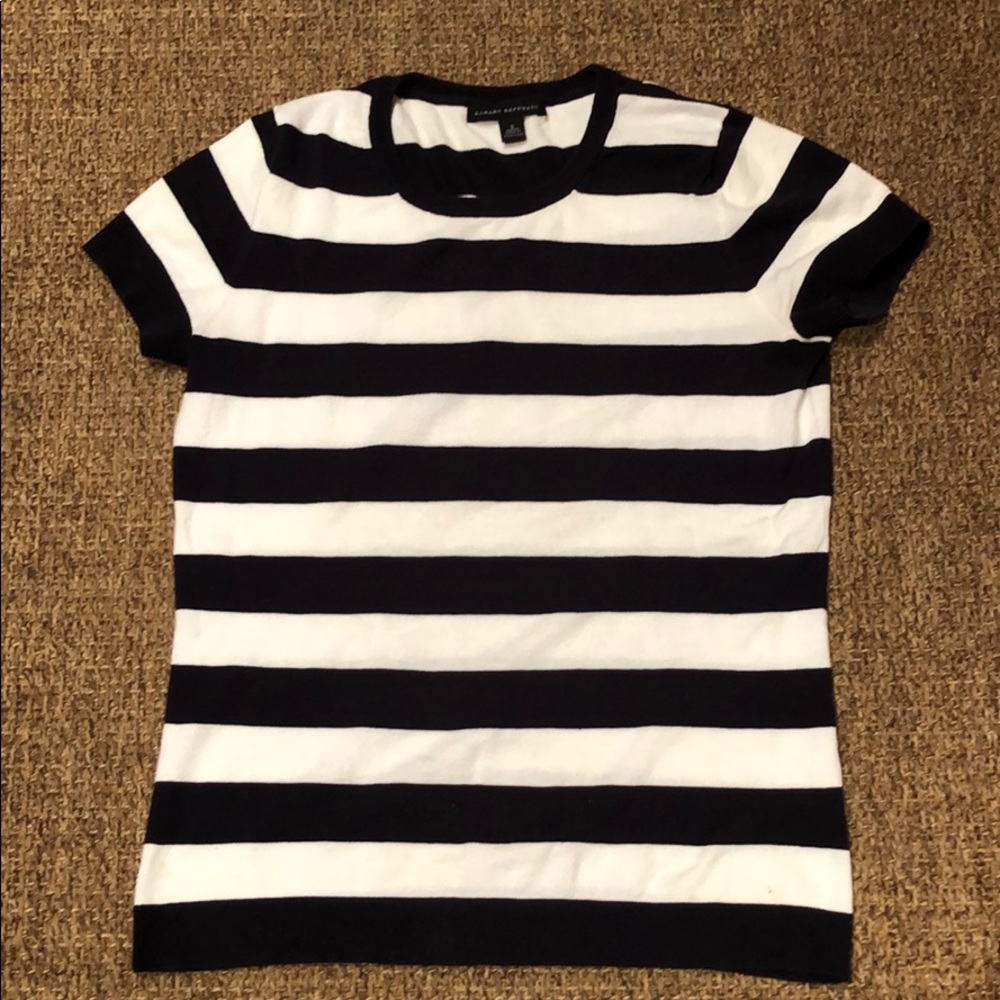 Striped knit top